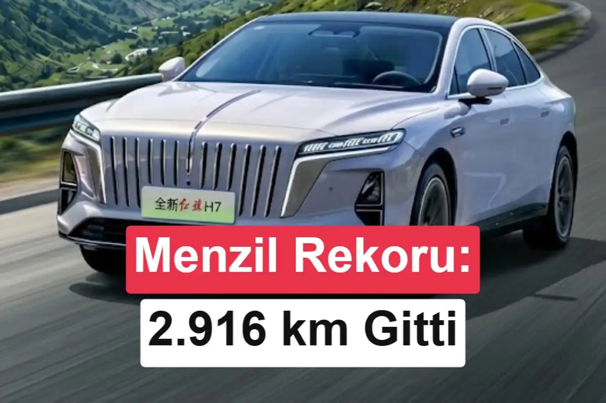 Çinli hibrit sedan 2.916 km giderek dünya menzil rekorunu kırdı