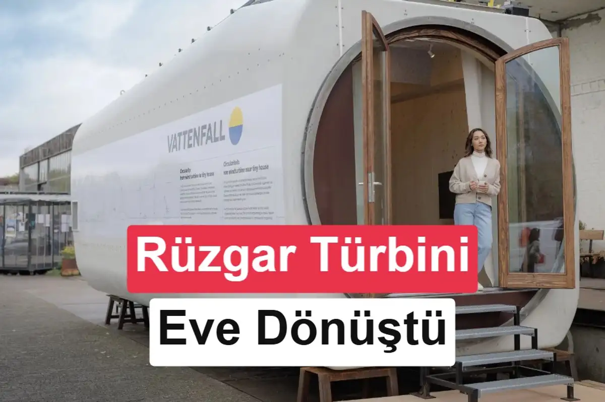 Vattenfall eski rüzgar türbinlerini küçük eve dönüştürdü