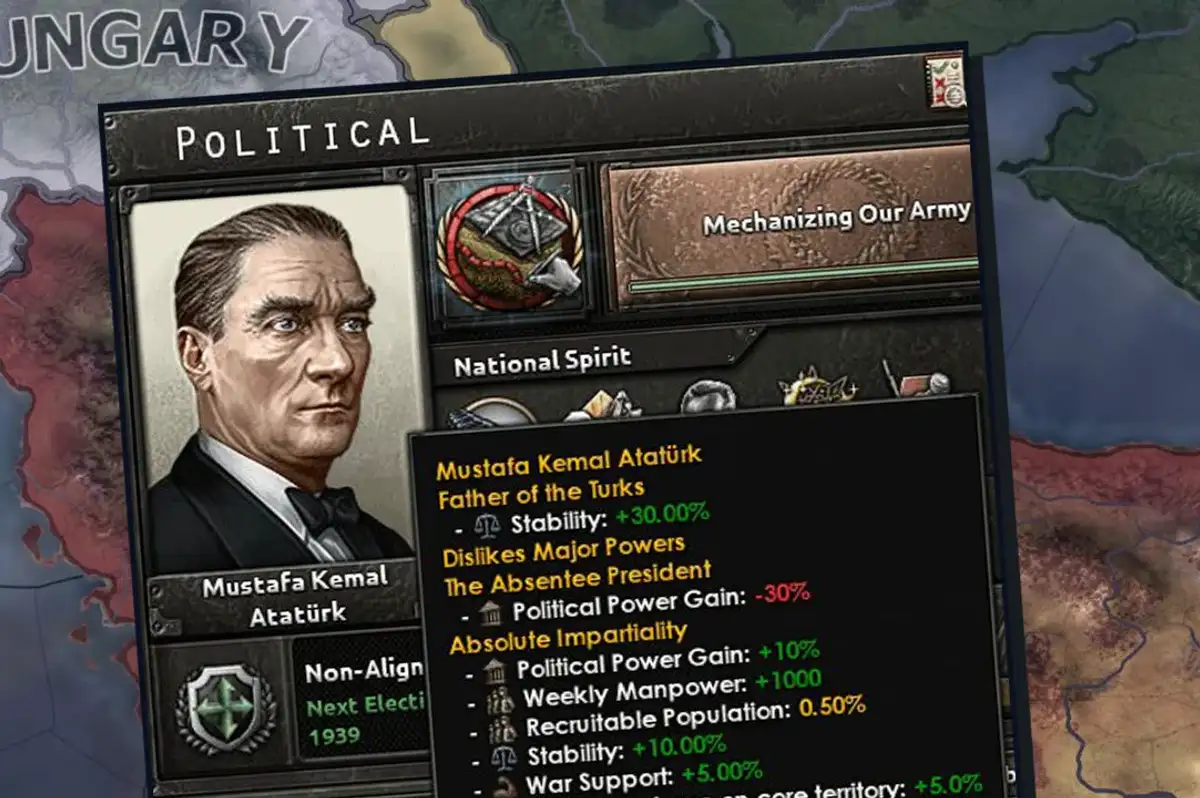 Paradox Interactive'in oyununda Atatürk tasarımı tartışma yarattı