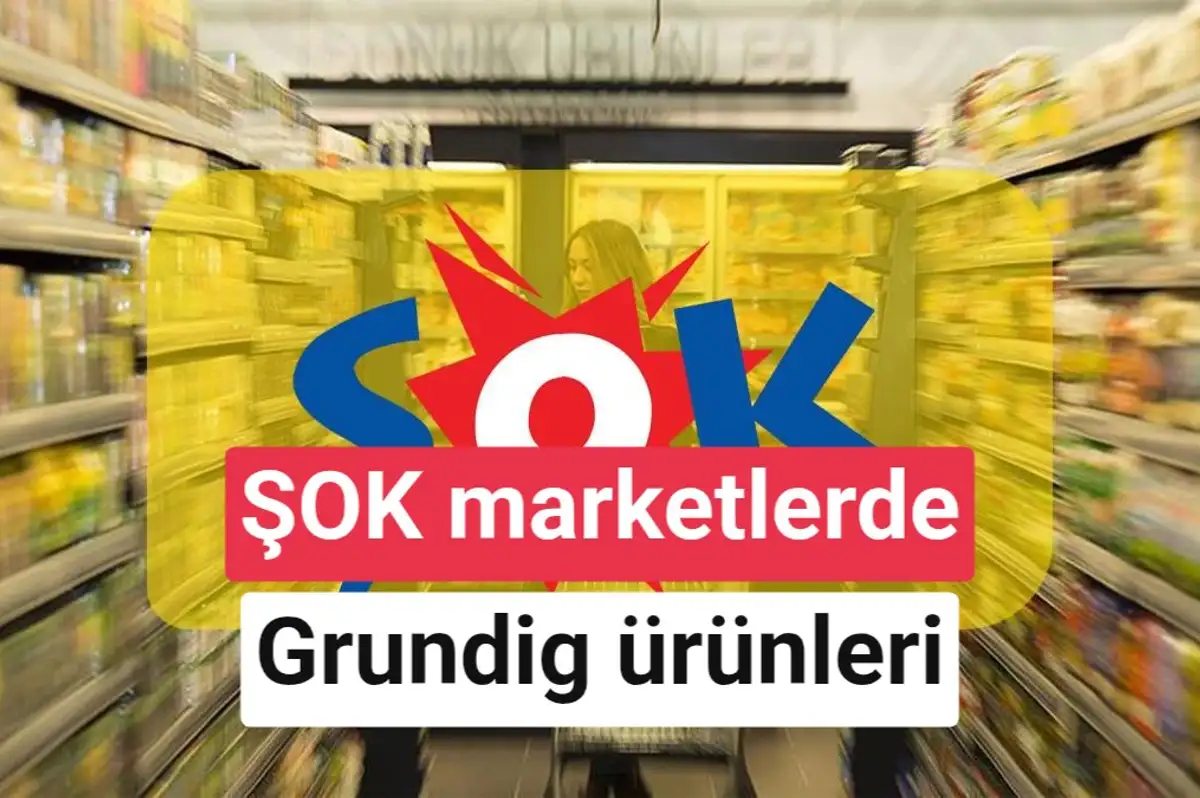 Şok marketlerde Grundig QLED televizyon ve kahve makineleri var