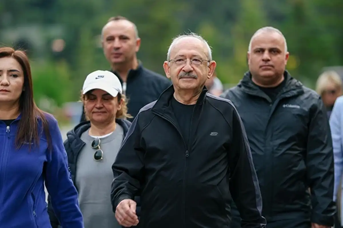 Kılıçdaroğlu Abant Gölü Milli Parkı'nda Sabah Yürüyüşü Yaptı