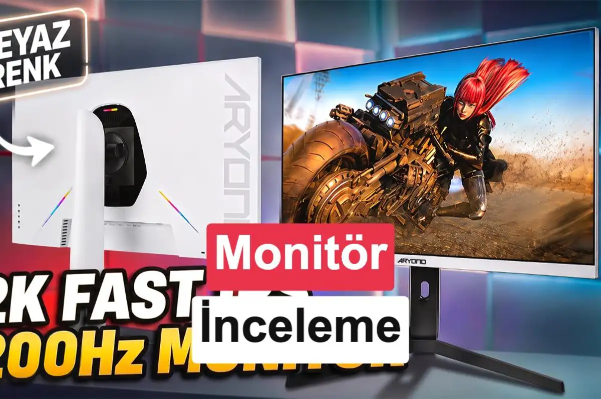 2K Fast IPS 200Hz Monitör | Monster Aryond A27F V1 İnceleme