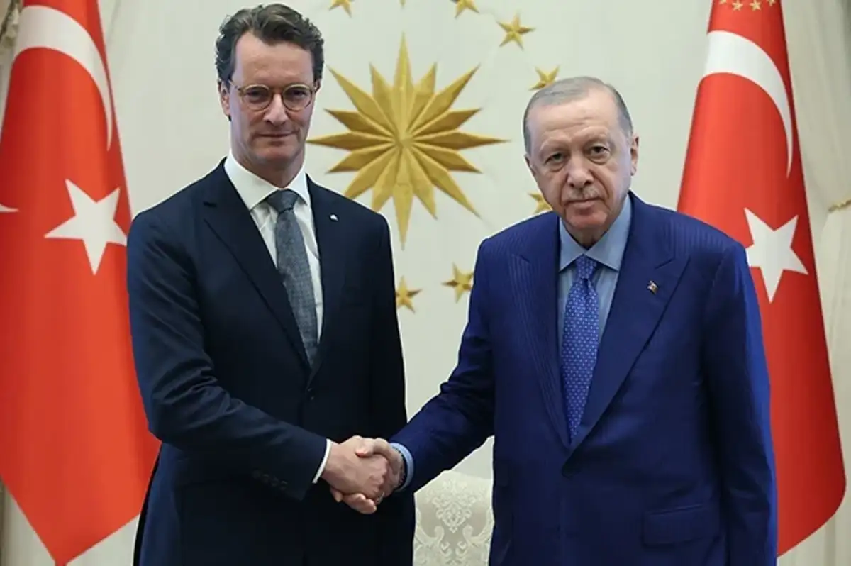 Cumhurbaşkanı  Erdoğan, Kuzey Ren-Vestfalya Başbakanı Wüst'ü Kabul Etti