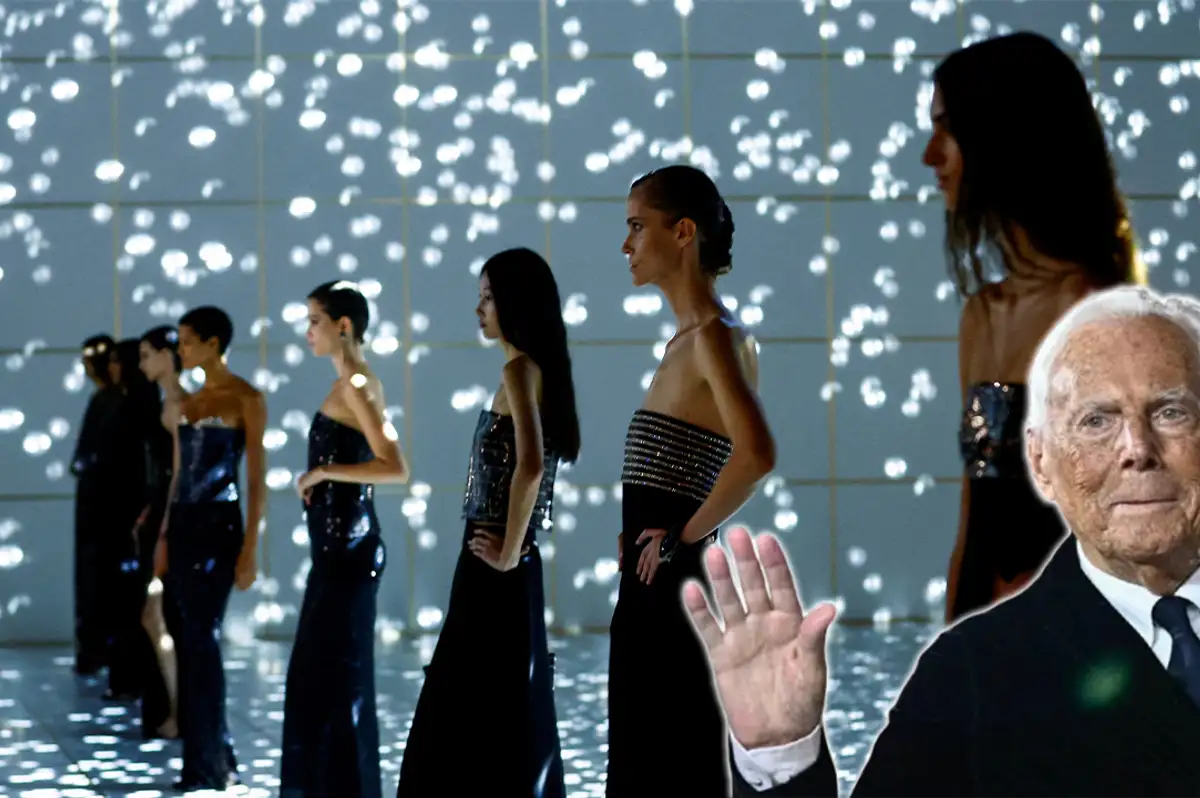 Giorgio Armani'nin ardından Armani evrim temalı koleksiyon tanıttı