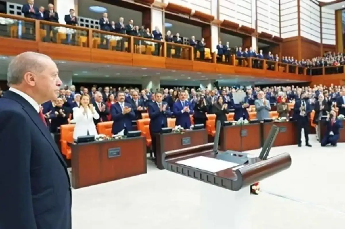 TBMM 28. Dönem 5. Yasama Yılı törenle başladı… Erdoğan’dan fon mesajı: Süratle çözüyoruz