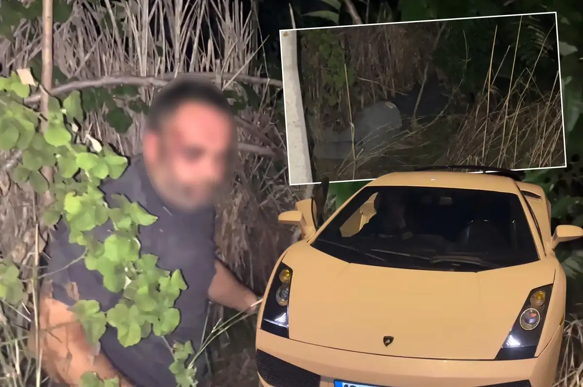 Bursa'da lüks araçla kaçan sürücü çalılıkta uyurken yakalandı