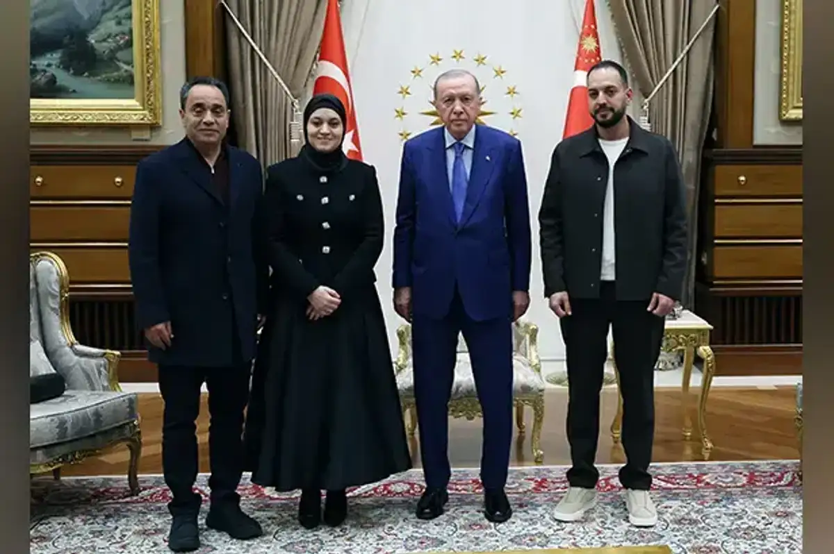 Cumhurbaşkanı Erdoğan, Hind Rajab'ın Ailesini Külliye'de Kabul Etti