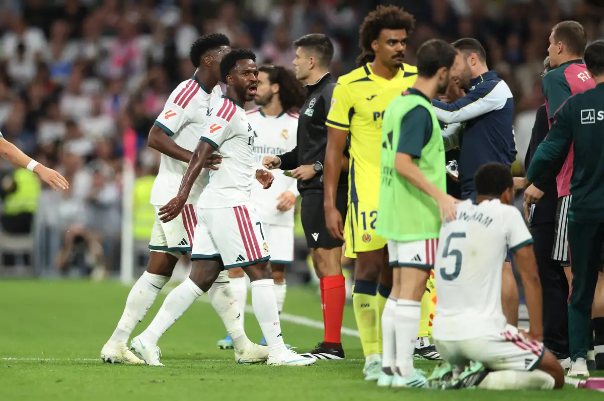 Vinicius saç çektiği için atıldı. Real Madrid Villarreal'i tek golle geçti