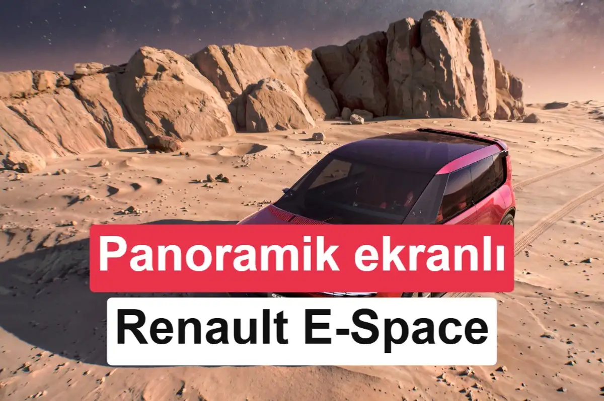 Renault'ya panoramik ekran geliyor: E-Space konsepti tanıtıldı