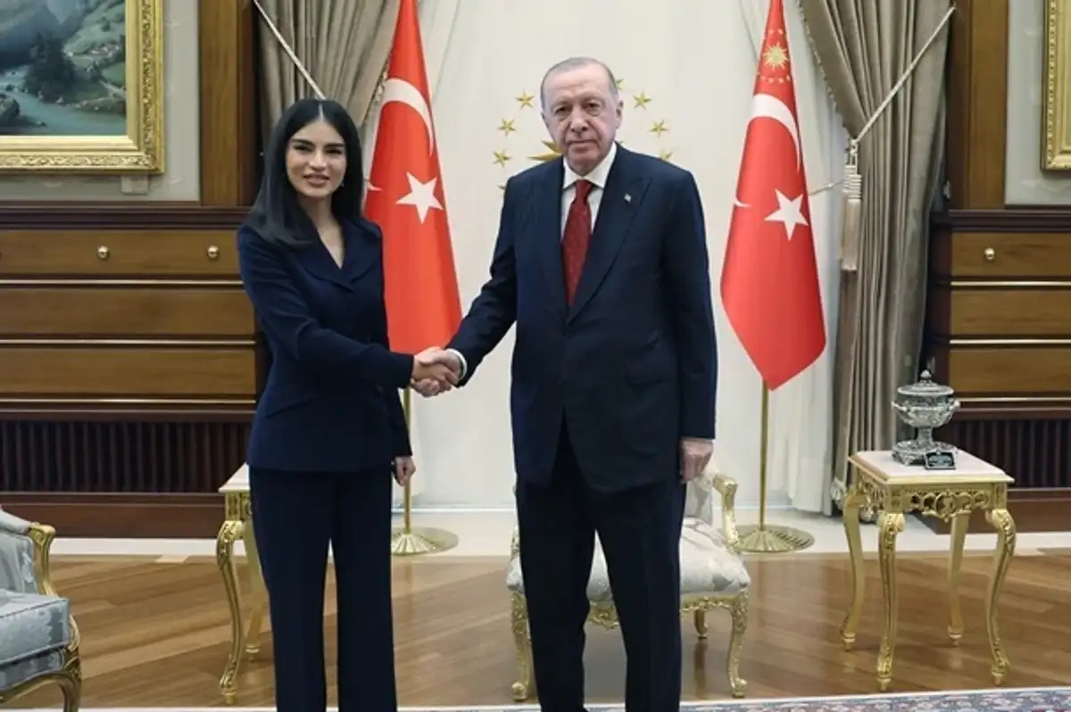 Cumhurbaşkanı Erdoğan, Özbekistan İdaresi Başkanı Mirziyoyeva'yı Kabul Etti