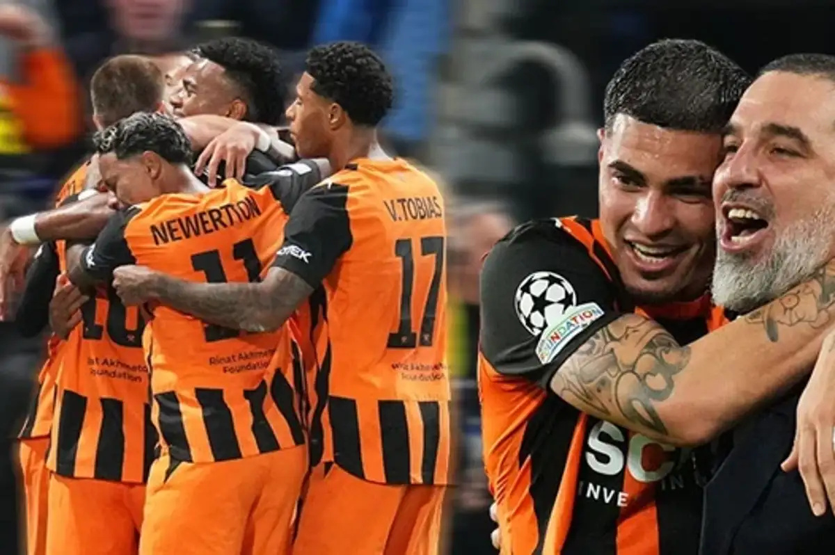 Shakhtar Donetsk AEK'yı 3-1 yendi, Arda Turan ilk galibiyetini aldı