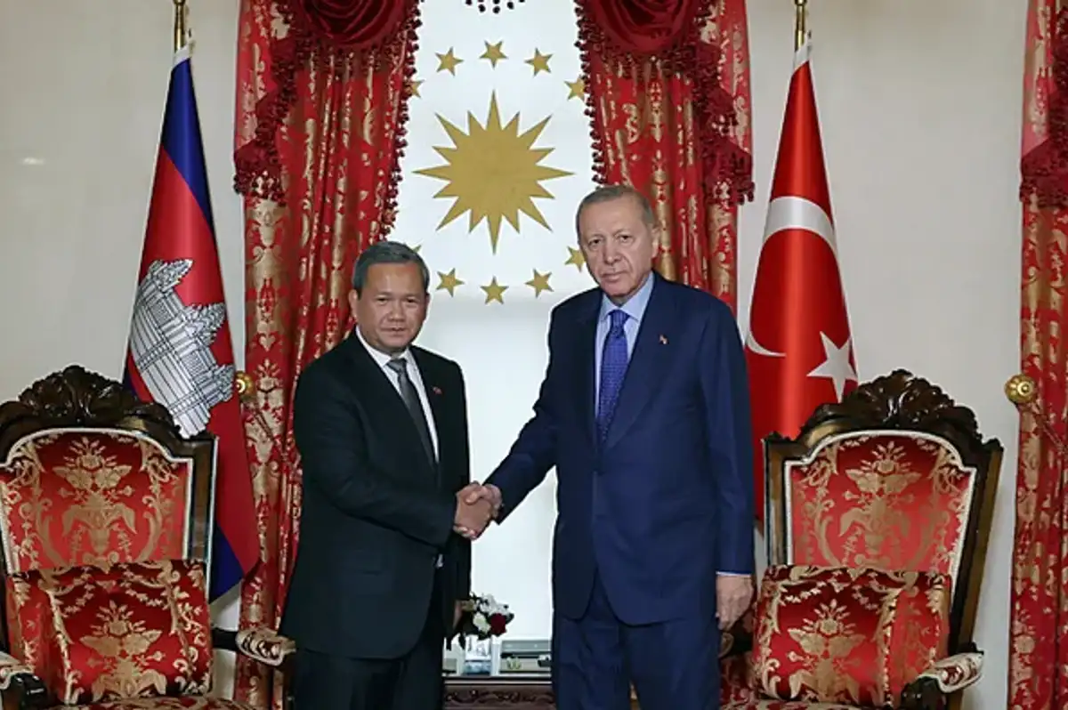 Cumhurbaşkanı Erdoğan, Kamboçya Başbakanı Manet'i Kabul Etti