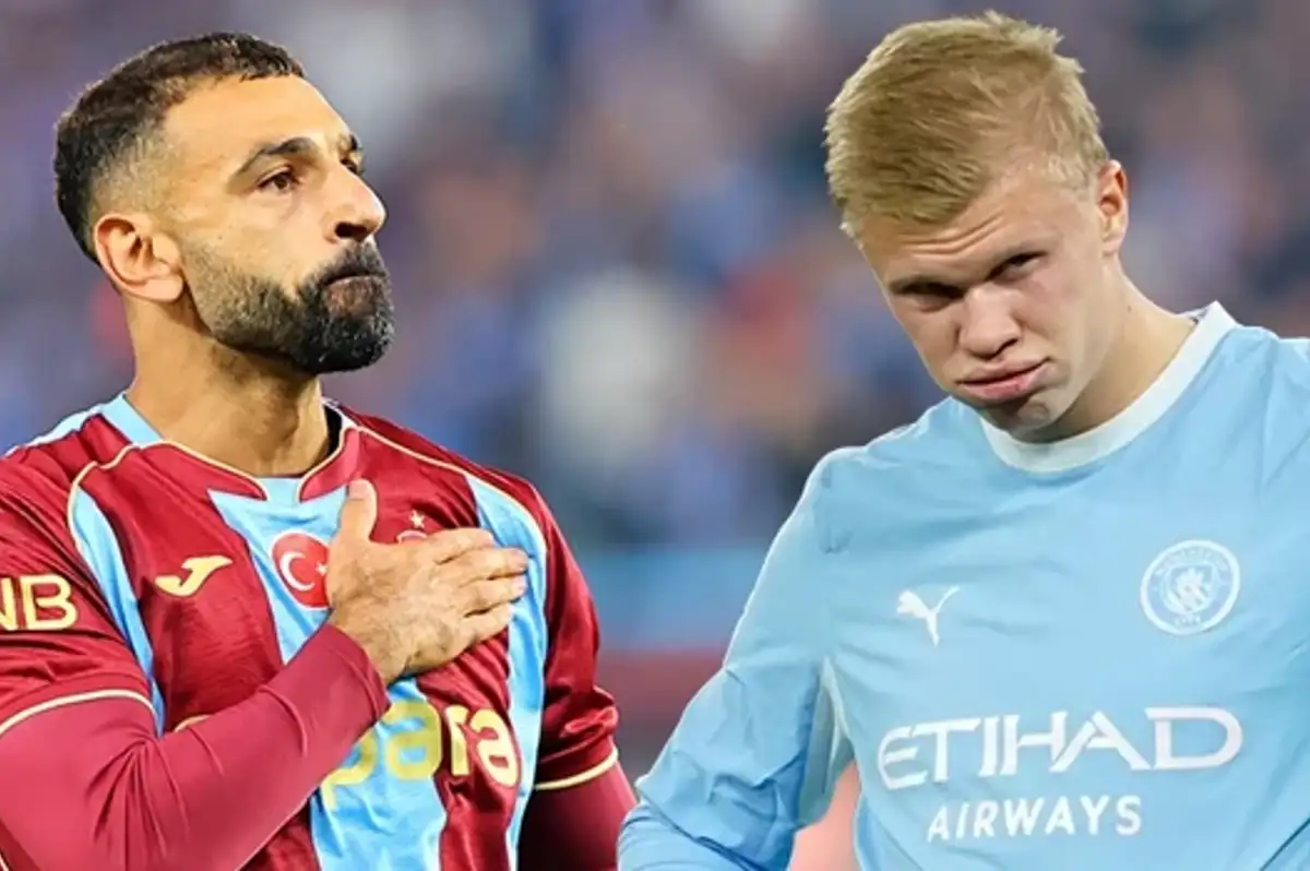 Trabzonspor'un yıldızı Mohamed Salah, Haaland'ı yakaladı