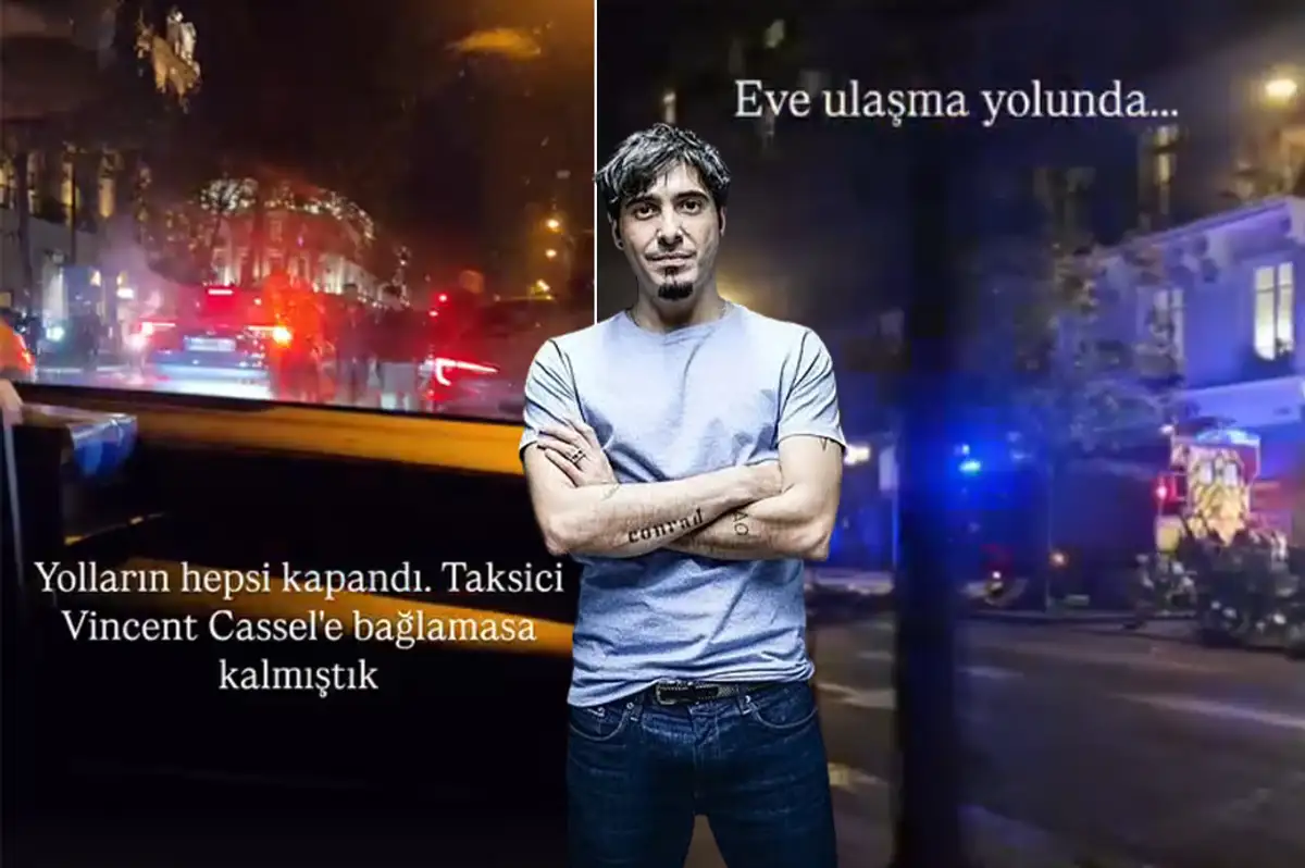 Ferman Akgül Paris protestolarında göstericiler arasında kaldı
