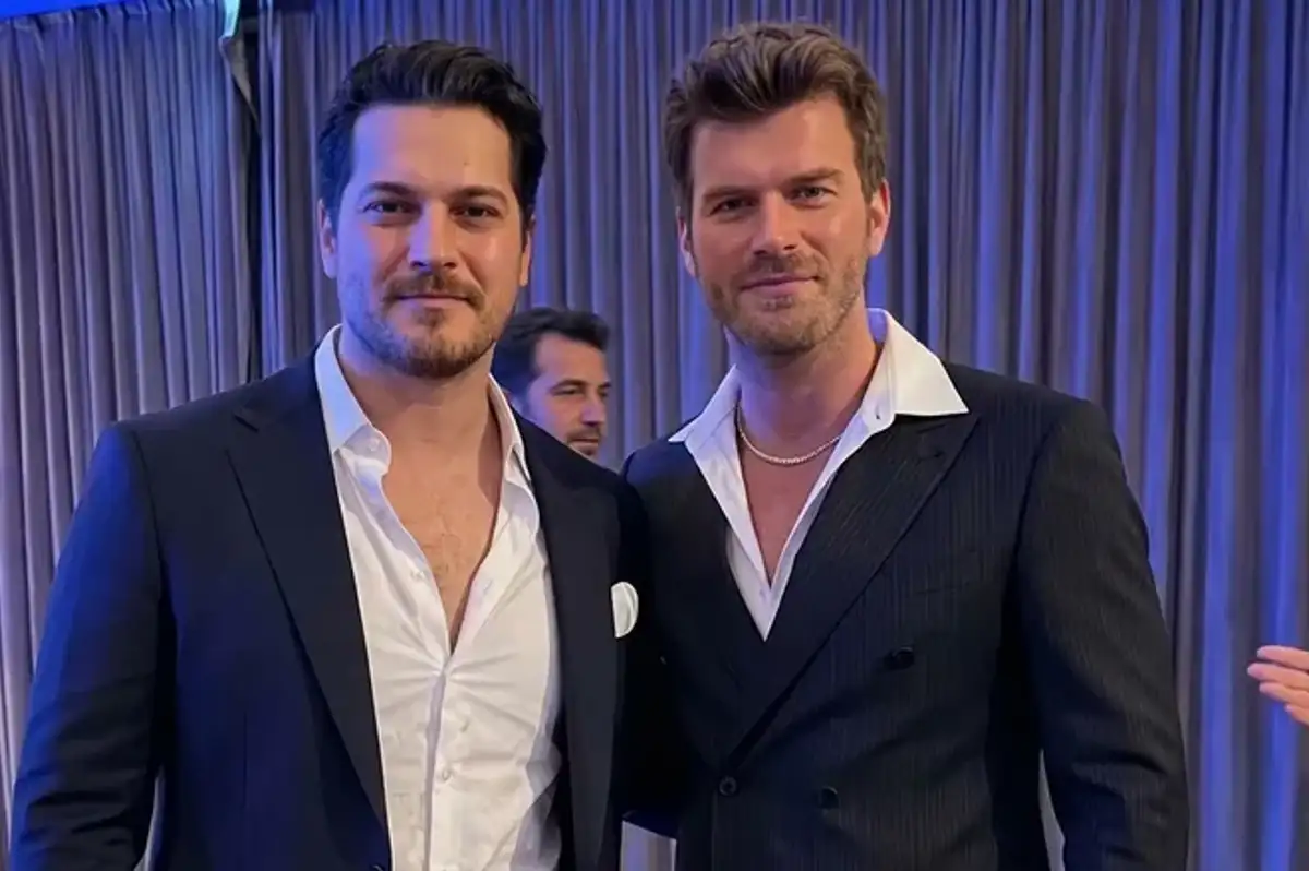 Kıvanç Tatlıtuğ ve Çağatay Ulusoy Yıllar Sonra Bir Davette Yan Yana Geldi