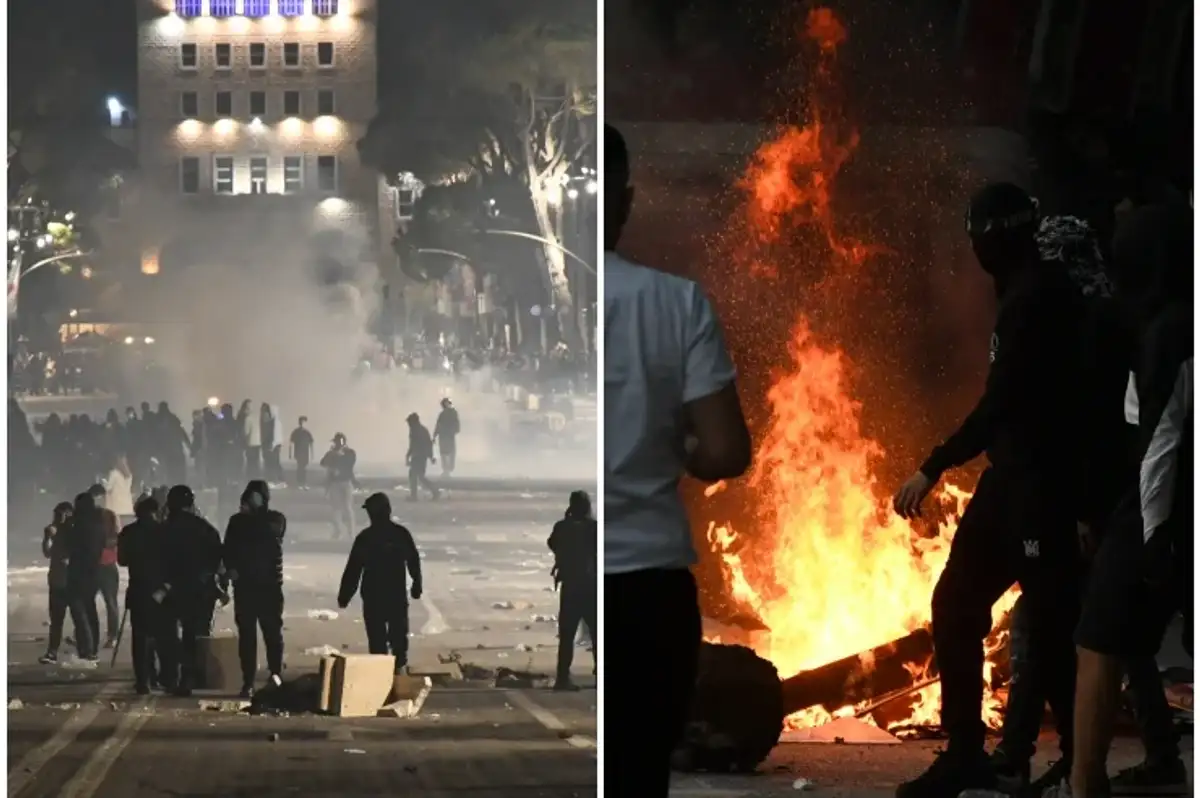 Arnavutluk'ta öğrenciler eğitim için sekiz gündür eylemde