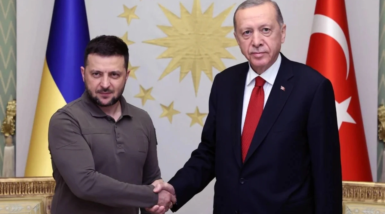 Cumhurbaşkanı Erdoğan Zelensky ile Bir Araya Geldi