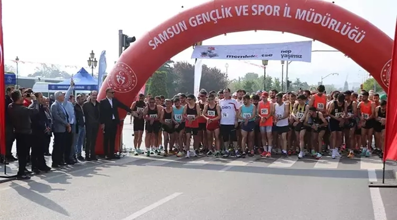 Samsun'da 19 Mayıs Yarı Maratonu Coşkusu