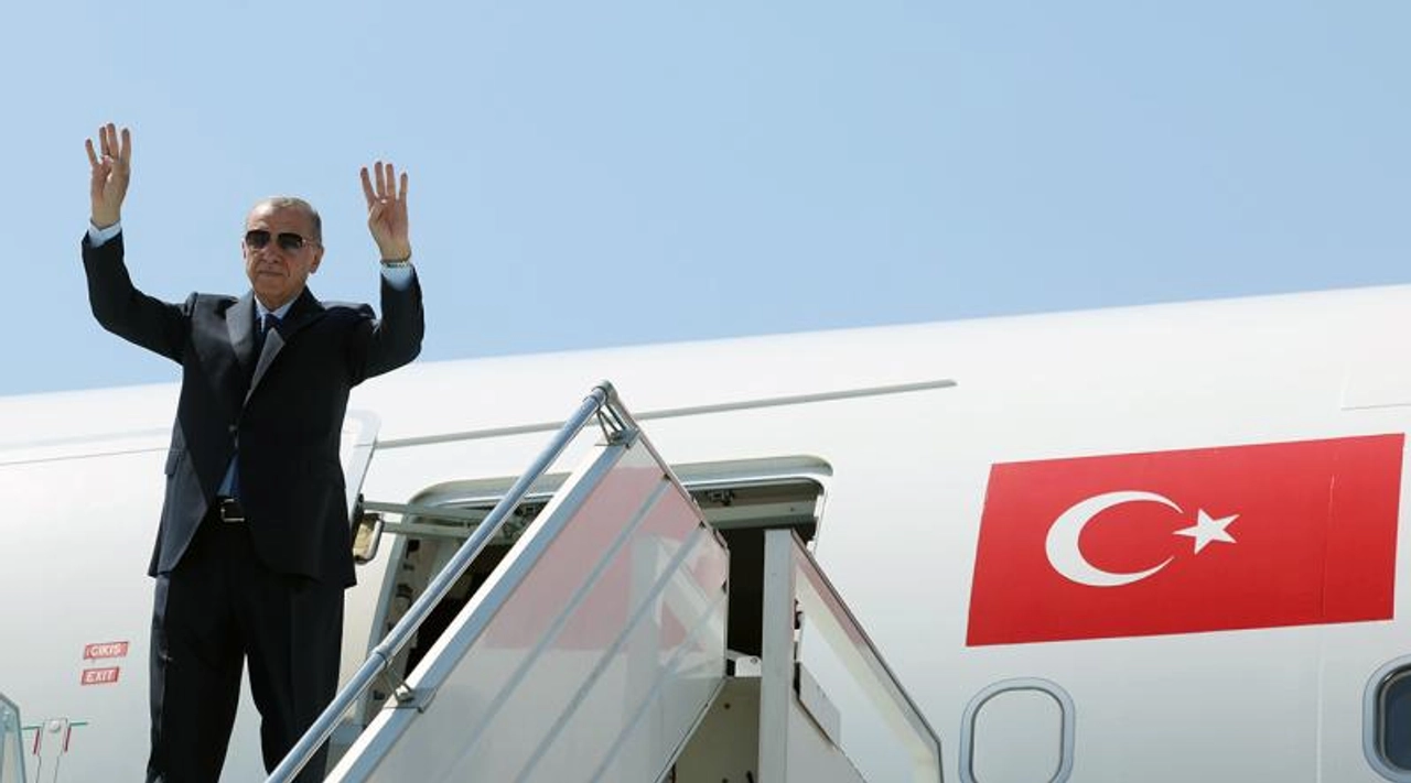 Cumhurbaşkanı Erdoğan, Şanghay İşbirliği Örgütü Zirvesi İçin Bişkek'te