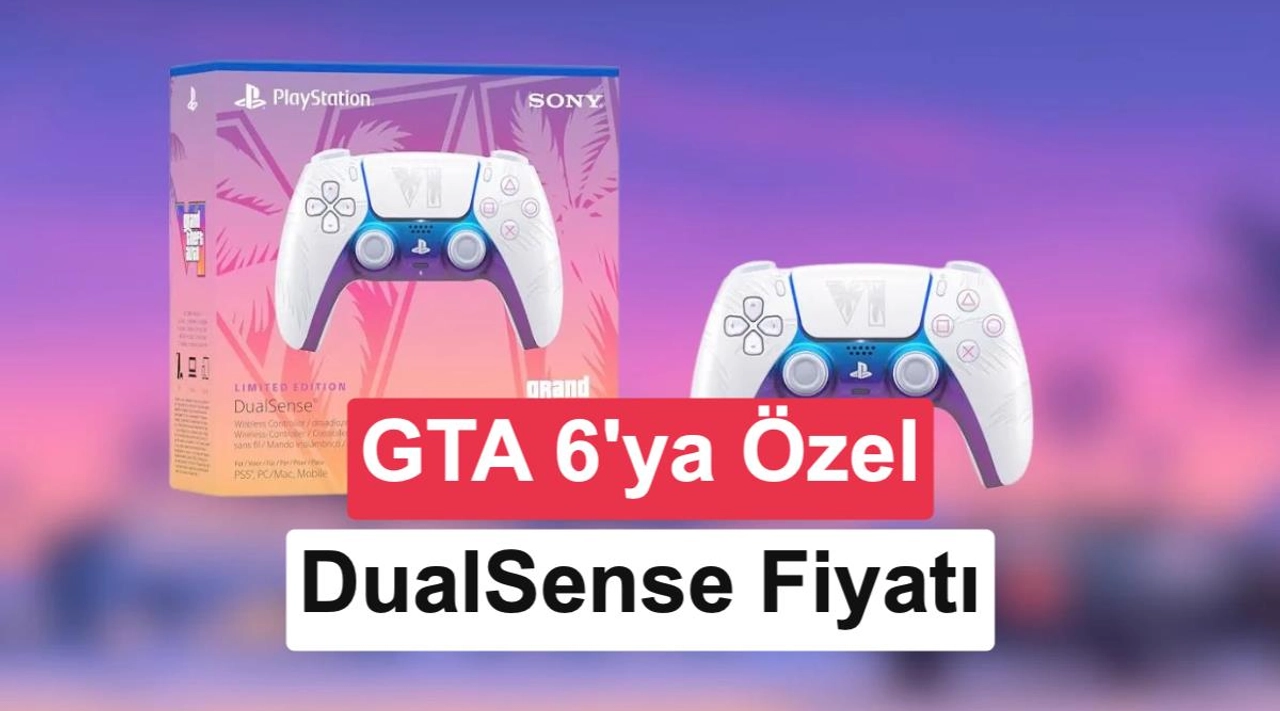 GTA 6 temalı PS5 DualSense'in Türkiye fiyatı 7.499 TL