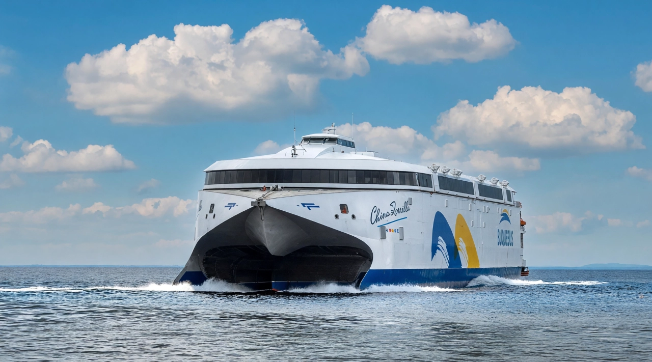 China Zorrilla dünyanın en büyük elektrikli feribotu olarak seferde