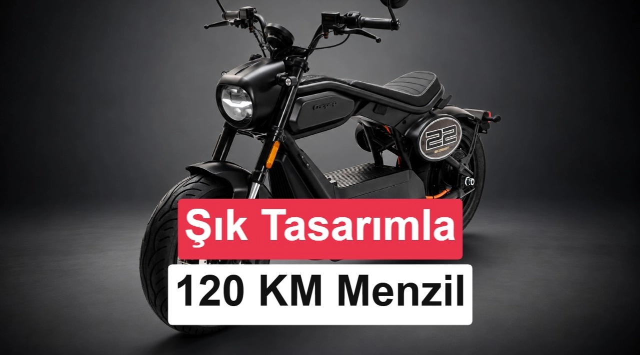 120 km menzilli Coopop Bobber elektrikli motosiklet Avrupa'da