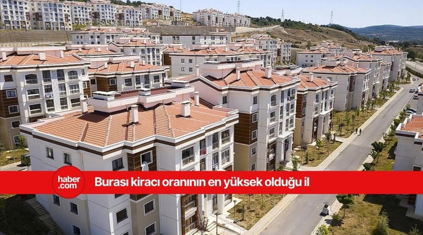 Türkiye'de en yüksek kiracı oranına sahip il belli oldu!