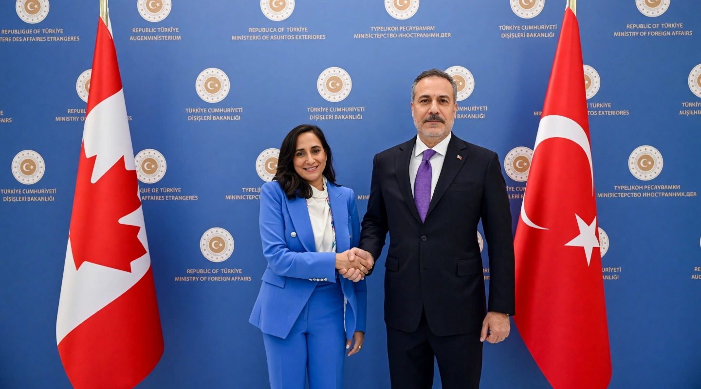 Dışişleri Bakanı Hakan Fidan Kanadalı Mevkidaşı Anand ile Görüştü