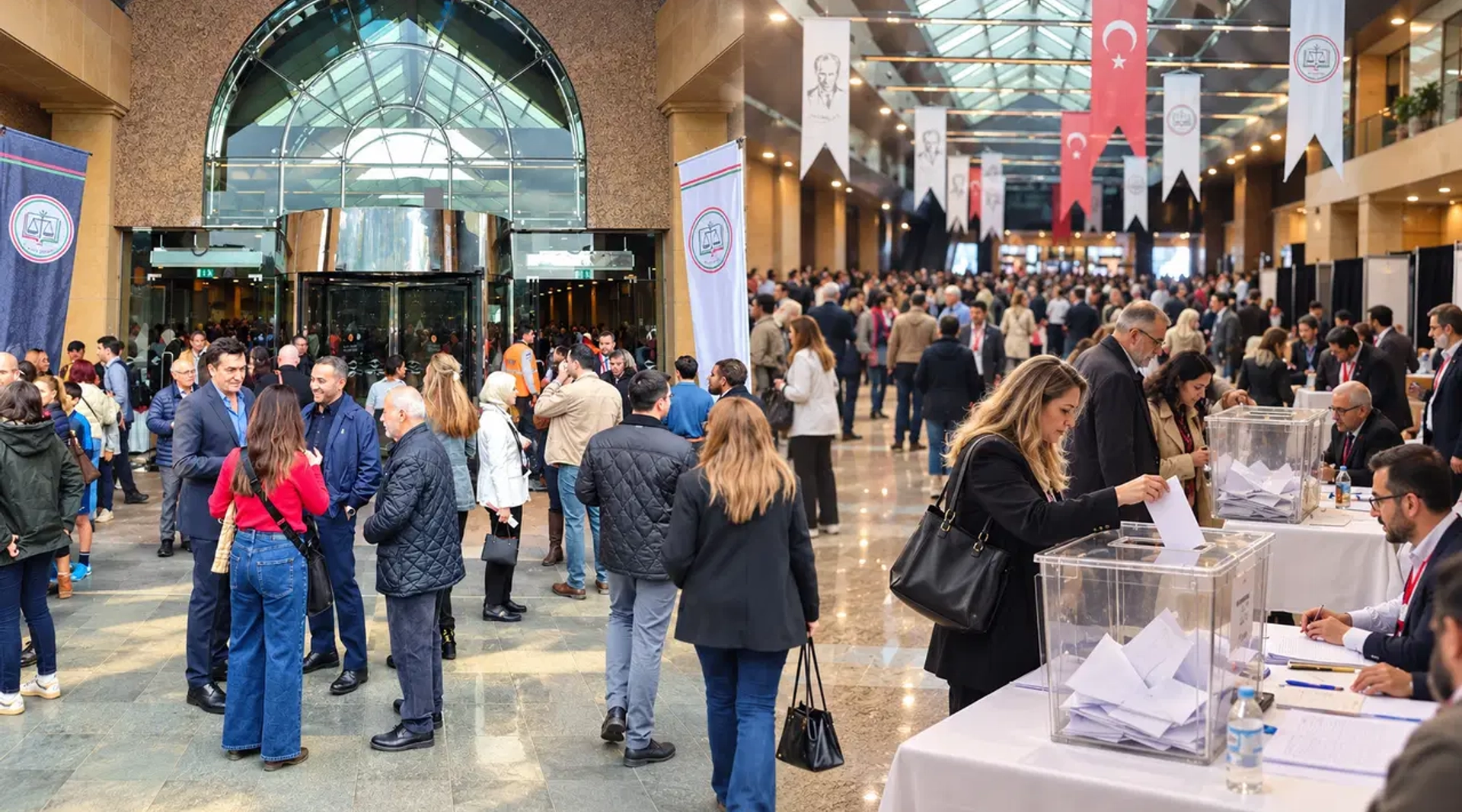 İstanbul Barosu'nda Seçim Günü