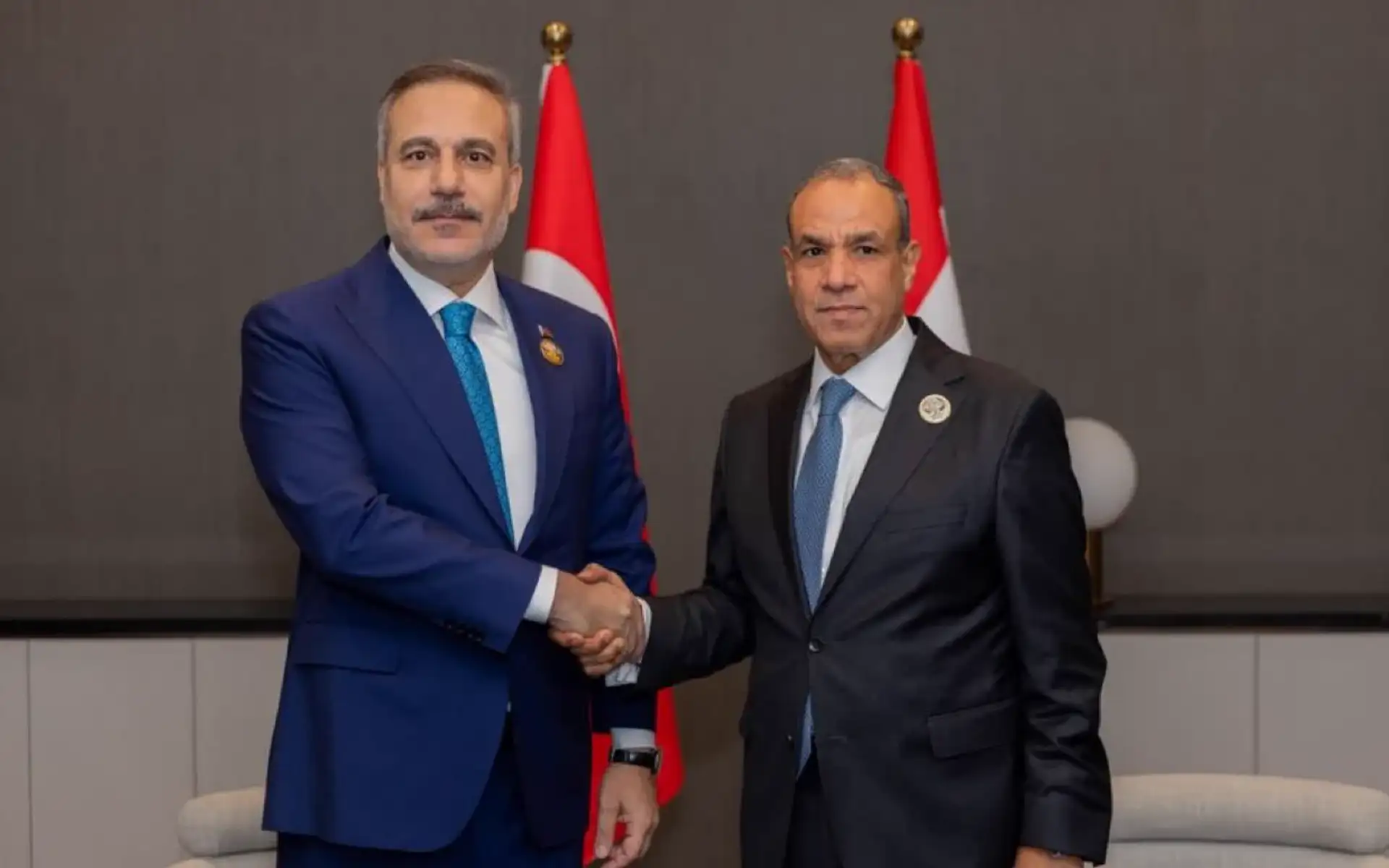 Bakan Fidan Mısırlı Mevkidaşı Abdülati ile Görüştü