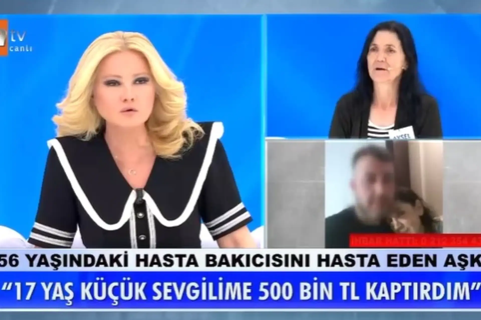 Müge Anlı'da Hasta Bakıcısını Hasta Eden Aşk: Aysel Kızıldağ, 17 Yaş Küçük Sevgilisine 500 Bin Lira Kaptırdı!