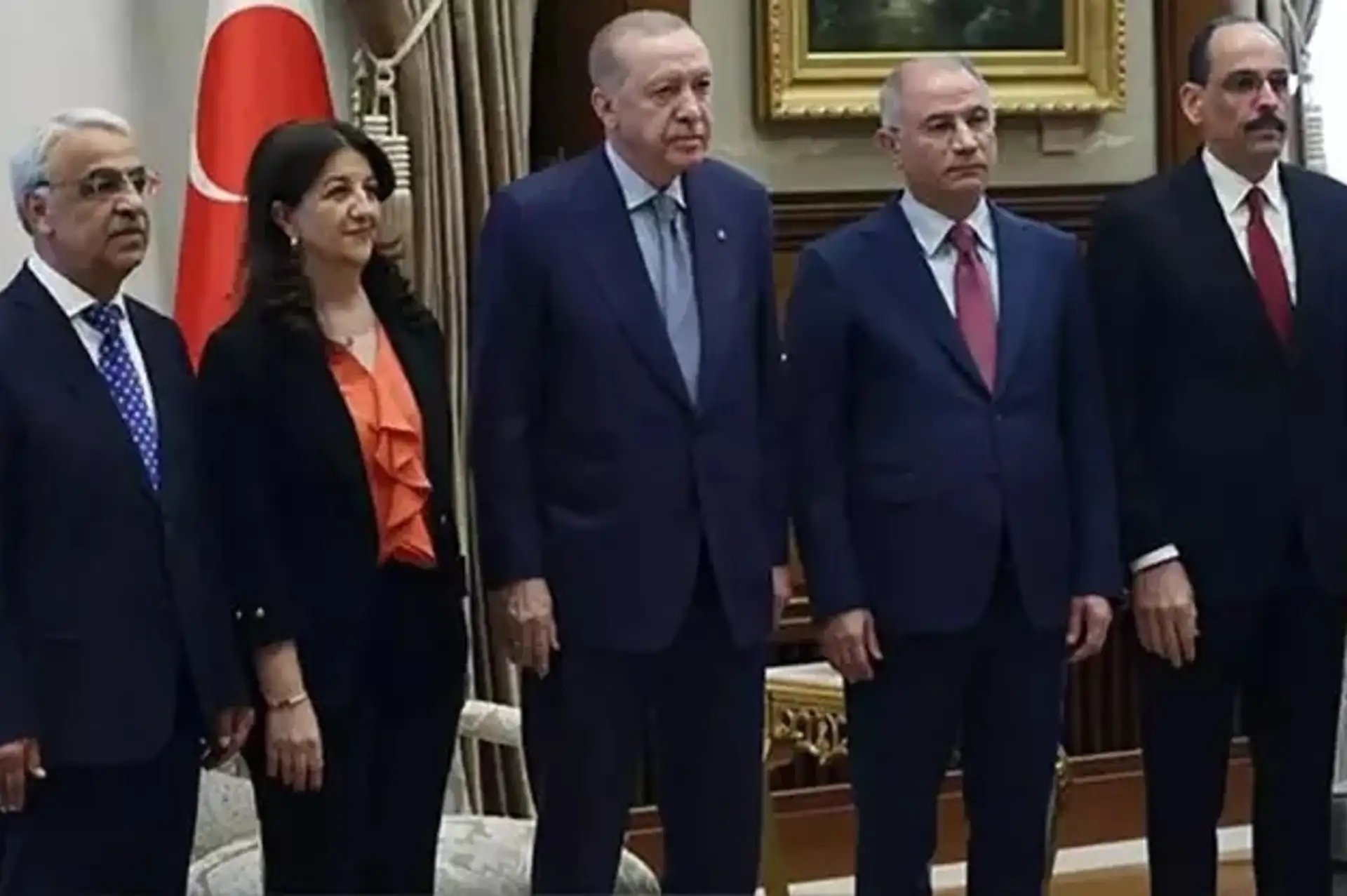 Cumhurbaşkanı Erdoğan, DEM Parti İmralı Heyeti'ni Kabul Etti