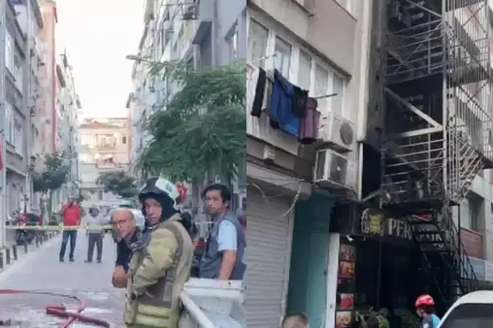 Bakırköy'de Otelde Yangın! 12 Kişi Yaralandı, 7 Kişi Kurtarıldı