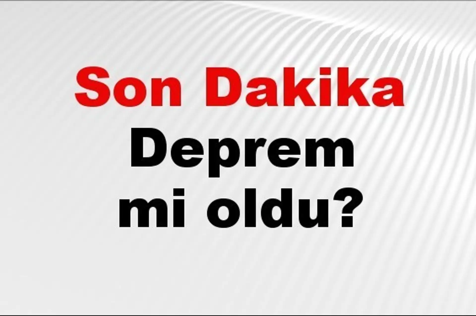 Son dakika deprem mi oldu? Az önce deprem nerede oldu? İstanbul, Ankara, İzmir ve il il AFAD son depremler 15 Ekim 2026