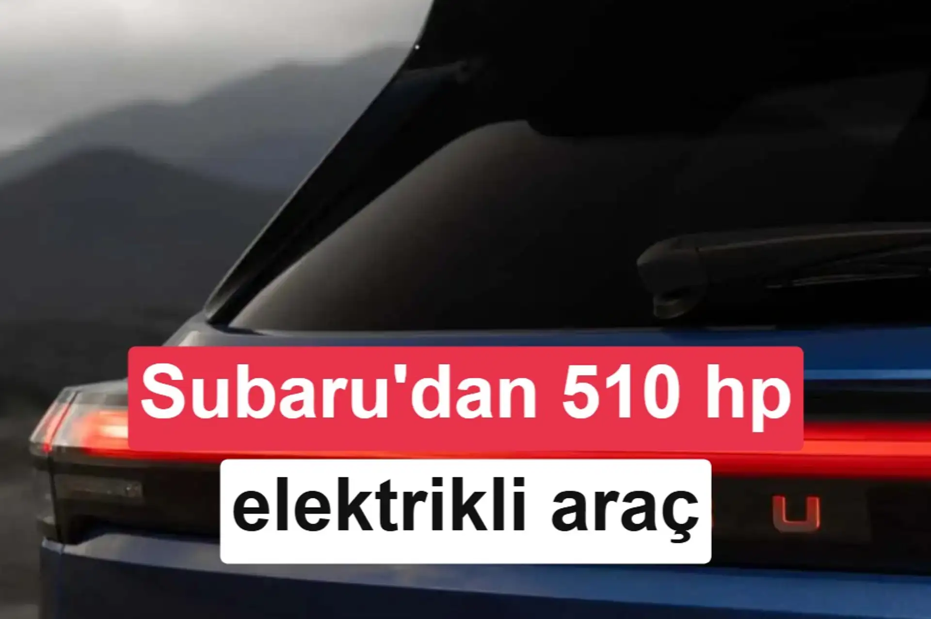 Subaru 510 beygirlik elektrikli Outback prototipini sergiledi