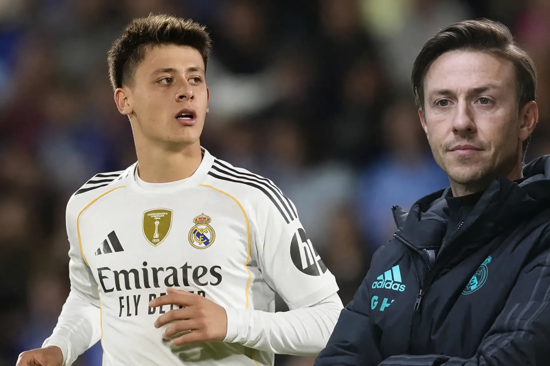 Real Madrid'de Arda Güler Formasını Efsane Guti'ye Hediye Etti