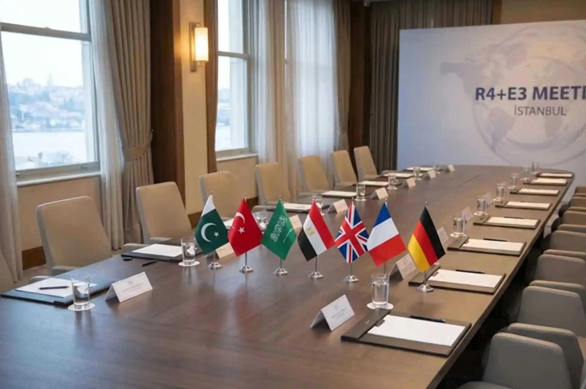 7 Ülkenin Dışişleri Bakanı İstanbul’da Bir Araya Geliyor R4+E3 Zirvesi Başlıyor