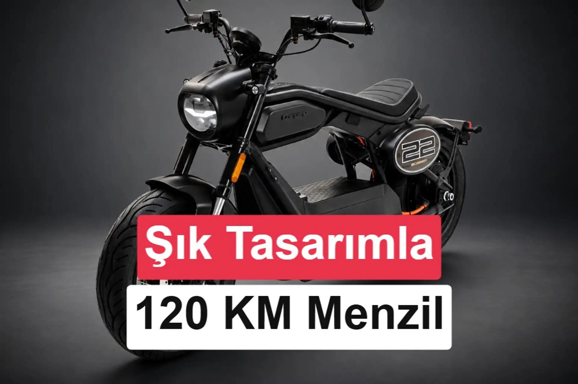 120 km menzilli Coopop Bobber elektrikli motosiklet Avrupa'da