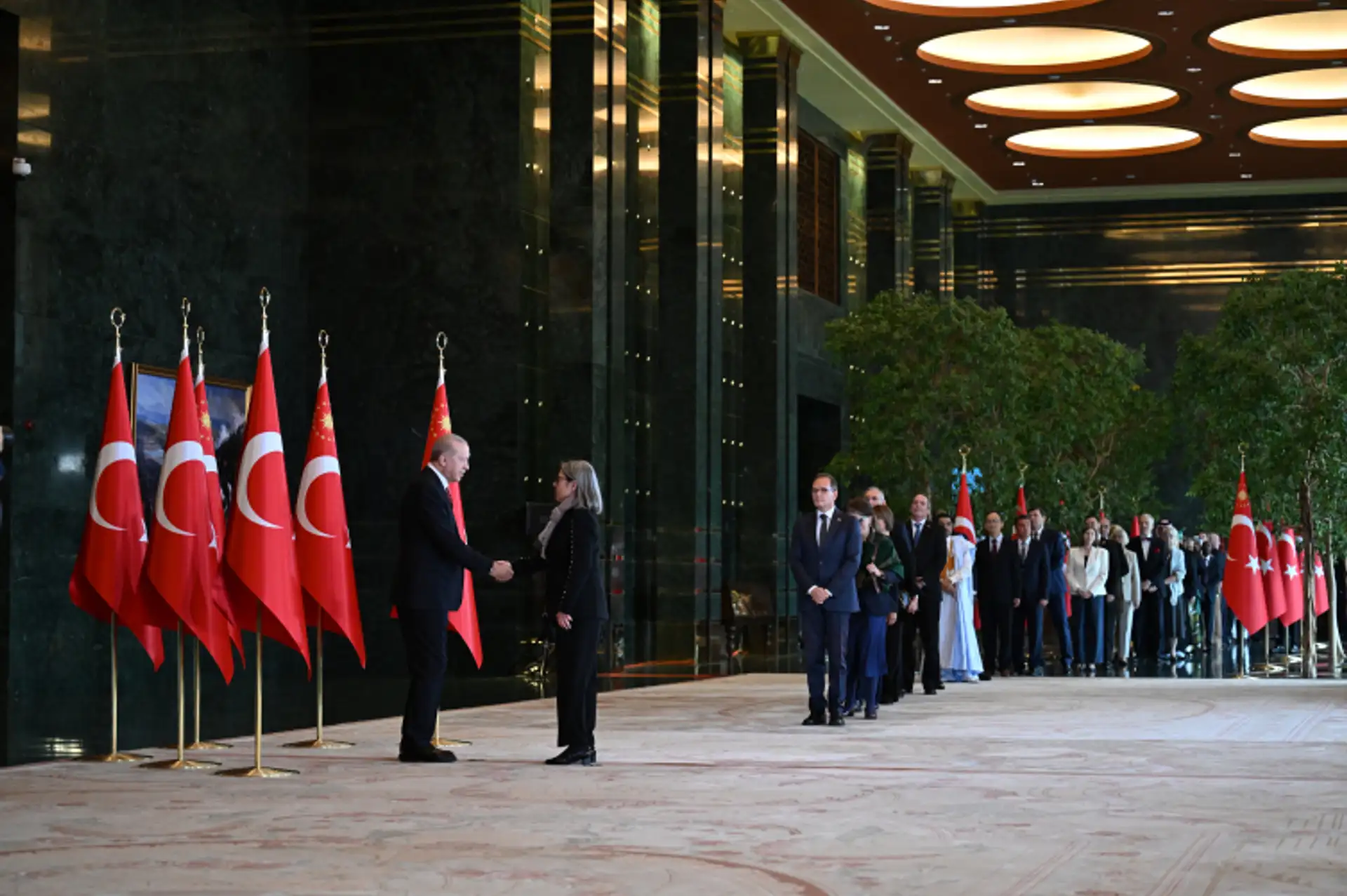 Cumhurbaşkanlığı Külliyesi’nde 29 Ekim Tebrikat Töreni Gerçekleştirildi