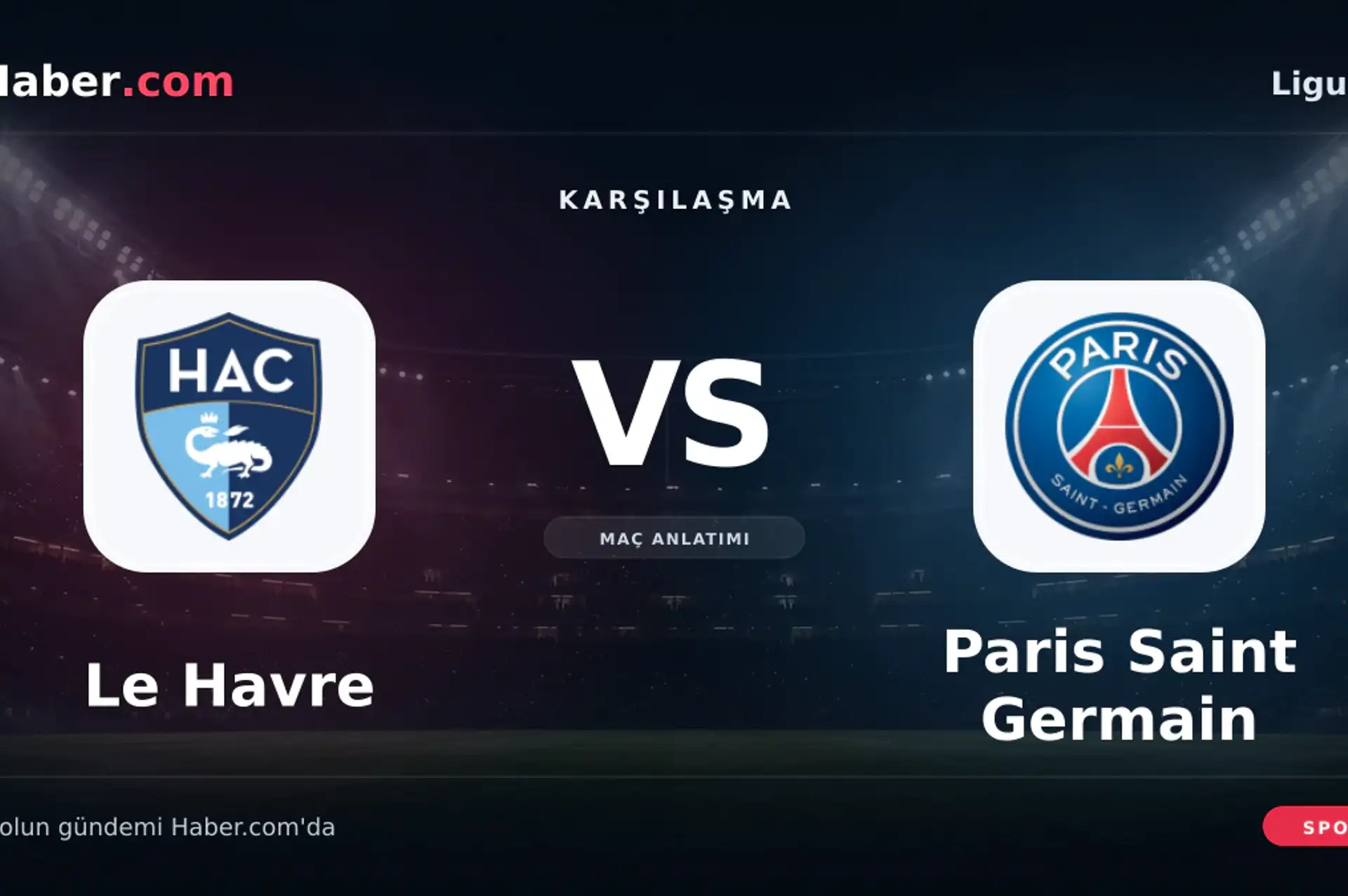 Le Havre - Paris Saint Germain muhtemel ilk 11'ler | Ligue 1