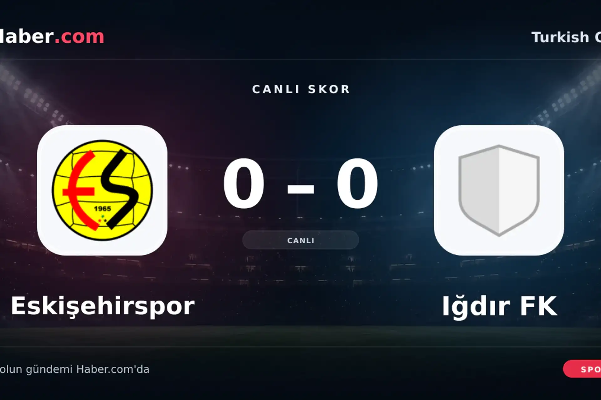 Türkiye Kupası: Eskişehirspor Iğdır FK ile karşılaşacak
