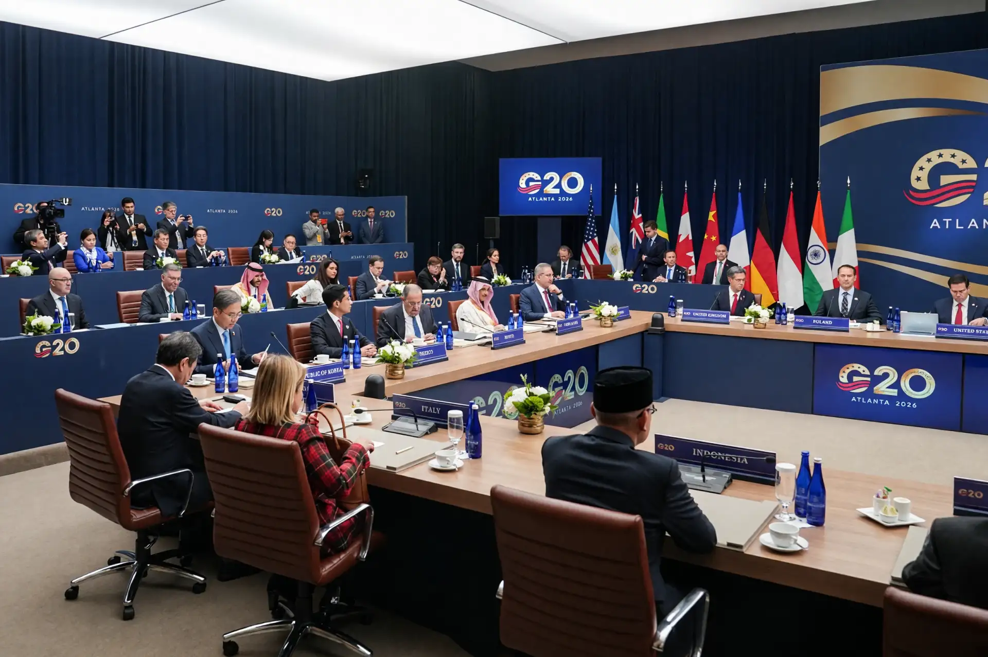 ABD'de G20 Dışişleri Bakanları Toplantısı fotoğraf kriziyle başladı