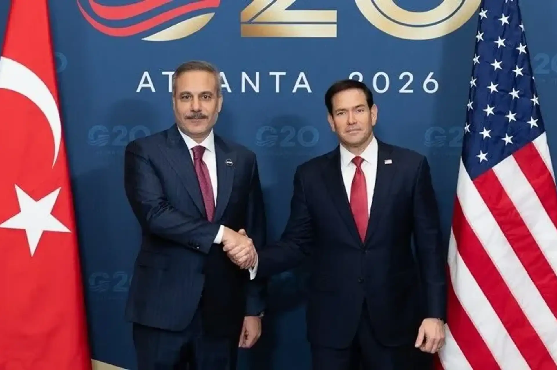 Dışişleri Bakanı Hakan Fidan, ABD'li Mevkidaşı Marco Rubio ile Görüştü