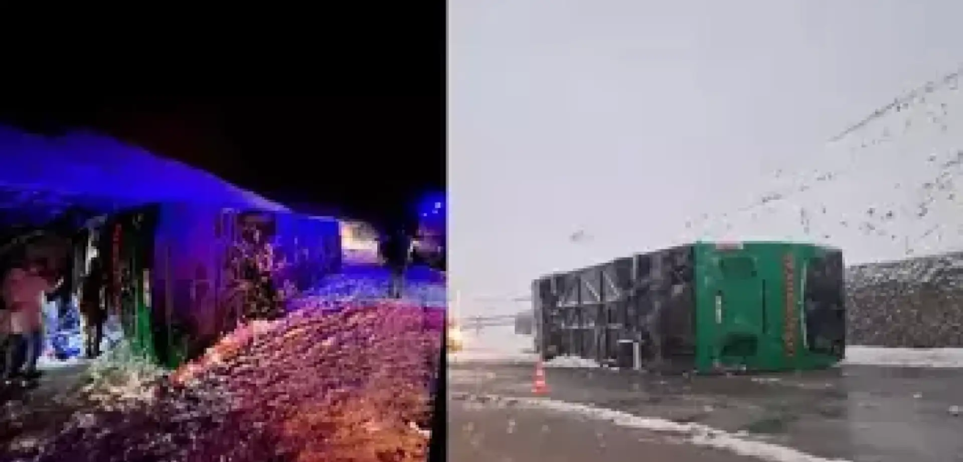 Bingöl'de Yolcu Otobüsü Devrildi! Ölü ve Yaralılar Var!
