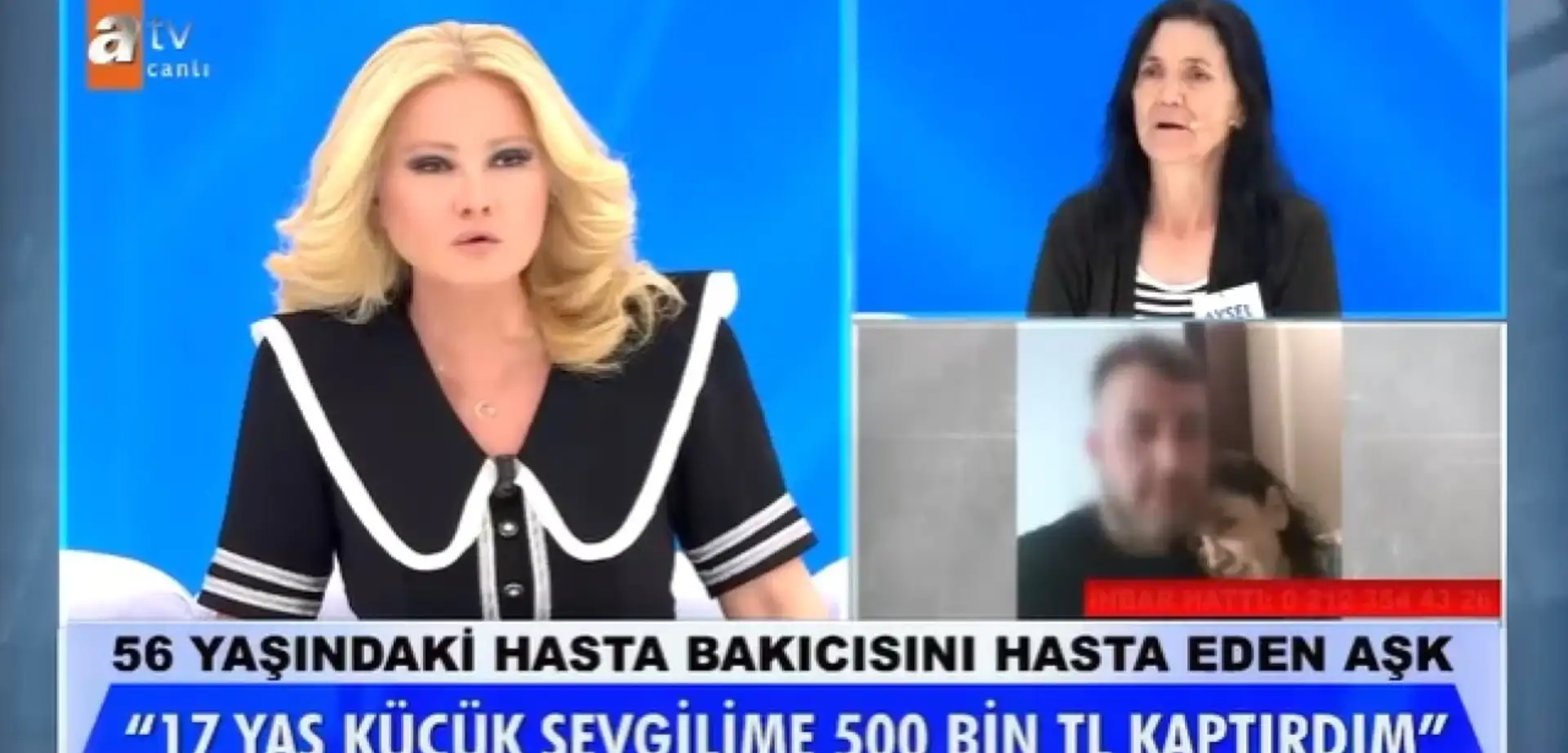 Müge Anlı'da Hasta Bakıcısını Hasta Eden Aşk: Aysel Kızıldağ, 17 Yaş Küçük Sevgilisine 500 Bin Lira Kaptırdı!
