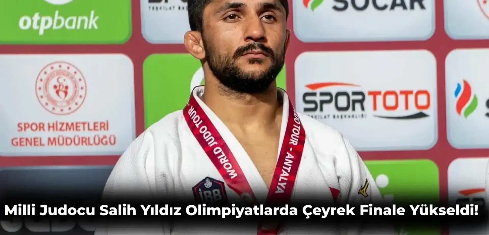 Paris Olimpiyatları | Milli Judocu Salih Yıldız Çeyrek Finale Yükseldi!
