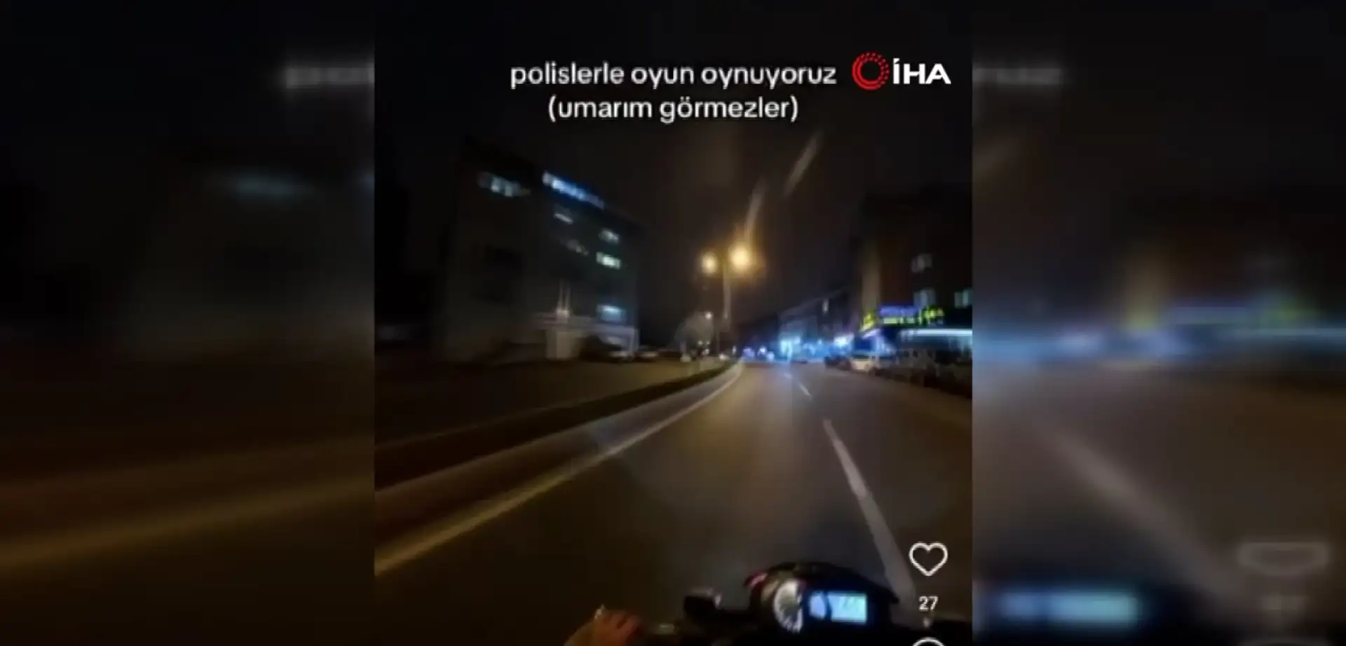 Polisin 'Dur' İhtarına Uymayarak Kaçan Sürücü, O Anları Sosyal Medyada Paylaştı!