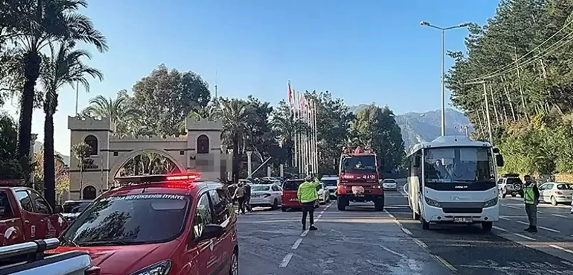 Marmaris'te 5 Yıldızlı Otelde Yangın