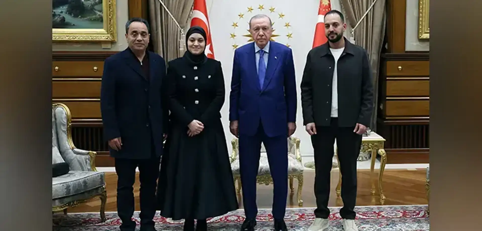 Cumhurbaşkanı Erdoğan, Hind Rajab'ın Ailesini Külliye'de Kabul Etti