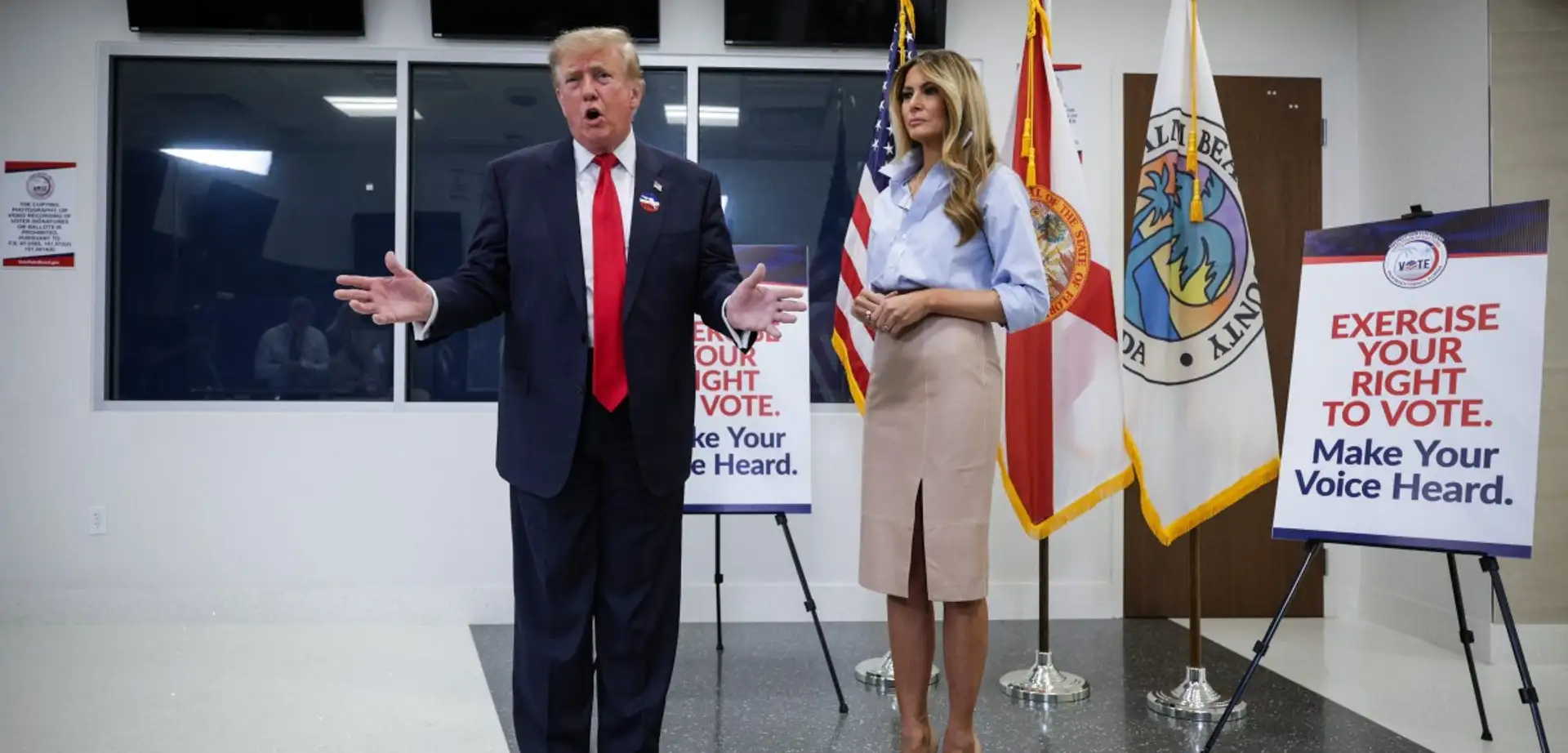 ABD Başkanı Trump erken oyunu Florida'da kullandı